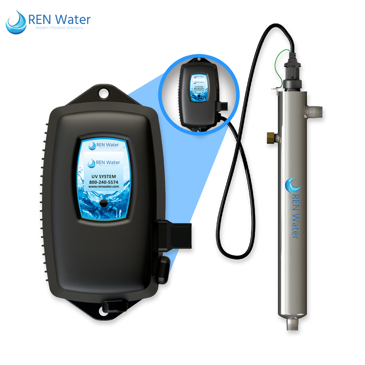 Modern Whole House Filtration System With UV