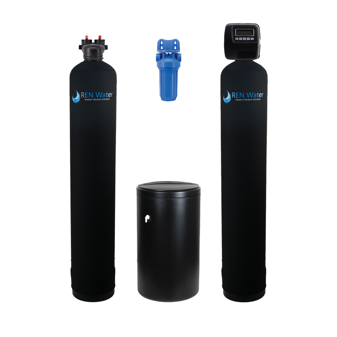 Home Water Filter + Salt Softener Combo