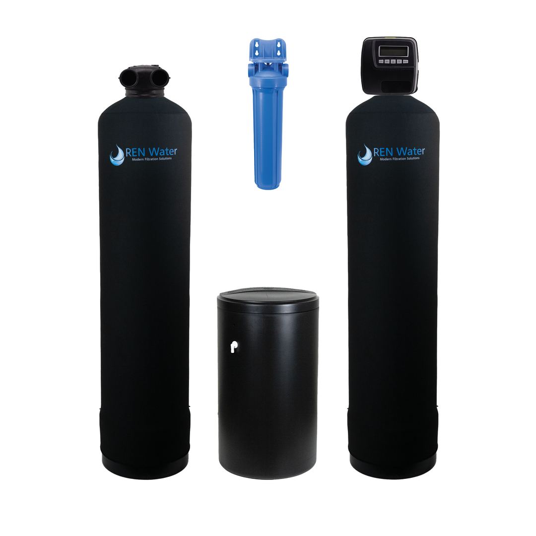 Home Water Filter + Salt Softener Combo