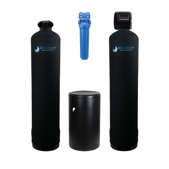 Home Water Filter + Salt Softener Combo
